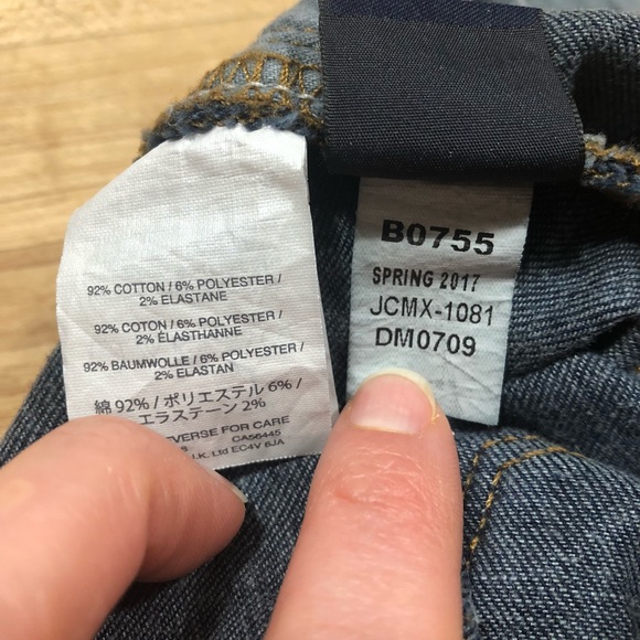 J crew toothpick dark denim jean size 27 - Picture 4 of 4